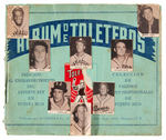 1948-1949 TOLETEROS ALBUM WITH 186 CARDS INCLUDING HILTON SMITH & VARIANTS & UNCATALOGUED EXAMPLES.