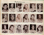 1948-1949 TOLETEROS ALBUM WITH 186 CARDS INCLUDING HILTON SMITH & VARIANTS & UNCATALOGUED EXAMPLES.