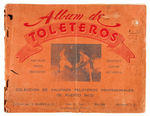 1949-1950 TOLETEROS ALBUM WITH 197 CARDS INCLUDING HILTON SMITH & WILLARD BROWN.