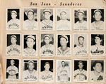 1949-1950 TOLETEROS ALBUM WITH 197 CARDS INCLUDING HILTON SMITH & WILLARD BROWN.