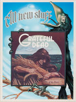 RICK GRIFFIN ORIGINAL ART FOR RECORD STORE PROMOTIONAL POSTER FOR GRATEFUL DEAD ALBUM.