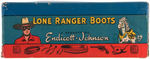 "OFFICIAL LONE RANGER BOOTS" BOX.