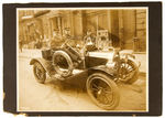 NEW YORK CITY FIRE CHIEFS WITH FORD  CAR LARGE EARLY REAL PHOTO.