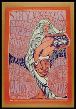 BILL GRAHAM CONCERT POSTER BG-54 FEATURING JEFFERSON AIRPLANE.