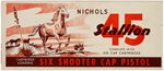 NICHOLS "STALLION 45" BOXED CAP GUN.