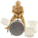 RINGO STARR GARTLAN STATUE RESIN PROTOTYPE LOT OF THREE.