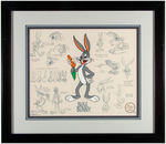 BOB CLAMPETT WB CHARACTERS “MODEL SERIES” SET OF FOUR FRAMED SERICELS.