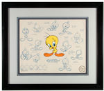 BOB CLAMPETT WB CHARACTERS “MODEL SERIES” SET OF FOUR FRAMED SERICELS.