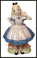 "ALICE IN WONDERLAND" RARE REGAL CHINA COOKIE JAR.