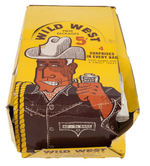 "WILD WEST PRIZE PACKAGES" FULL DISPLAY BOX WITH TRADING CARDS.