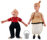 "BRINGING UP FATHER" MAGGIE & JIGGS SCHOENHUT DOLLS.