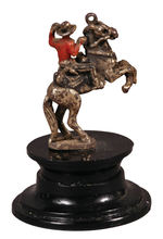 LONE RANGER SUPERB MINIATURE STERLING SILVER FIGURE.