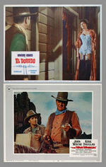 JOHN WAYNE MOVIE LOBBY CARDS.