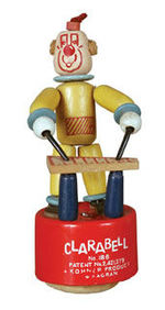 "CLARABELL" PUSH PUPPET BY KOHNER.