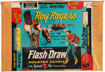 "ROY ROGERS OFFICIAL FLASH DRAW HOLSTER OUTFIT WITH SWIVEL HIP FIRING ACTION" BOXED HOLSTER SET.