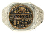 "HOOVER 28" UNLISTED CAMPAIGN RING.