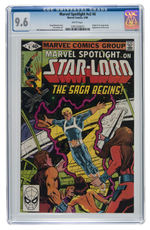 "MARVEL SPOTLIGHT" CGC PAIR (FIRST STAR-LORD).