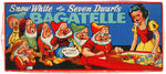 "SNOW WHITE BAGATELLE" BOXED ENGLISH GAME.