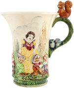 "SNOW WHITE & THE SEVEN DWARFS" MUSICAL VARIETY CERAMIC WADEHEATH PITCHER.