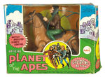 "PLANET OF THE APES" GALEN/DR. ZAIUS ON HORSEBACK BATTERY OPERATED/REMOTE CONTROL TOY PAIR.