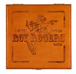 "LIMITED EDITION ROY ROGERS WATCH" IN WOOD CASE.