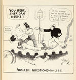 "FOOLISH QUESTIONS" RUBE GOLDBERG SIGNED BOOK WITH SKETCHES.