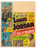 "LOUIS 'MR. PERSONALITY' JORDAN" CONCERT POSTER.