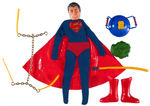 CAPTAIN ACTION SUPERMAN UNIFORM AND EQUIPMENT.