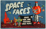 "SPACE FACES" MR. POTATO HEAD-LIKE BOXED SET.