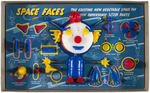 "SPACE FACES" MR. POTATO HEAD-LIKE BOXED SET.