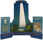 "EDISON MAZDA LAMPS" WASHINGTON MONUMENT STORE DISPLAY.
