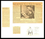 DETROIT NEWS AGENCY EXTENSIVE TEXT AND PHOTO RECORD OF THE SUPERMAN 1942-1943 WAR SAVINGS AND STAMP