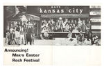 "MAX'S KANSAS CITY EASTER ROCK FESTIVAL" FLYER/POSTER.