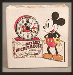 "BAYARD MICKEY MOUSE" CLOCK BOX.