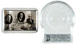 FDR TRIGATE REAL PHOTO PLUS ADVERTISING PAIR OF PAPERWEIGHTS C. 1940.