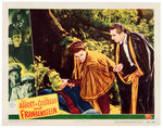 "ABBOTT & COSTELLO MEET FRANKENSTEIN" ORIGINAL 1948 RELEASE LOBBY CARD.