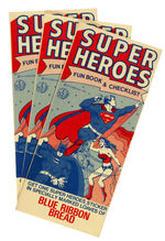 DC SUPER HEROES STICKERS/FOLDER SET.