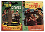 "THE THREE STOOGES" COMIC LOT OF FOUR.