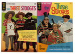 "THE THREE STOOGES" COMIC LOT OF FOUR.