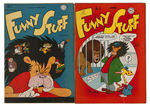 "FUNNY STUFF" COMIC LOT OF NINE ISSUES.