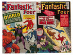 FANTASTIC FOUR LOT OF 16 EARLY COMICS.