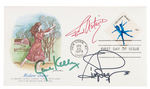 FRED ASTAIRE, GINGER ROGERS & GENE KELLY SIGNED FIRST DAY COVER.