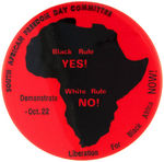 SOUTH AFRICAN FREEDOM DAY COMMITTEE SCARCE BUTTON.