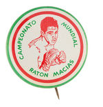 BOXING IDOL OF MEXICO BUTTON CIRCA EARLY 1950s.