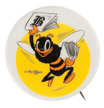 "WALT DISNEY" SIGNED LOGO BUTTON FOR SACRAMENTO BEE NEWSPAPER.