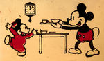 MICKEY MOUSE TOY STOVE ( ELECTRIC VARIETY).