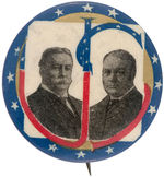 TAFT SHERMAN "US" JUGATE 1908 BUTTON.