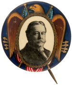 TAFT STRIKING COLOR SINGLE PICTURE BUTTON FEATURING LARGE EAGLE.