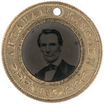 LINCOLN AND HAMLIN HIGH GRADE 1860 FERROTYPE.