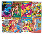 "FEMFORCE" PREMIUM RING SET WITH COMIC BOOKS.